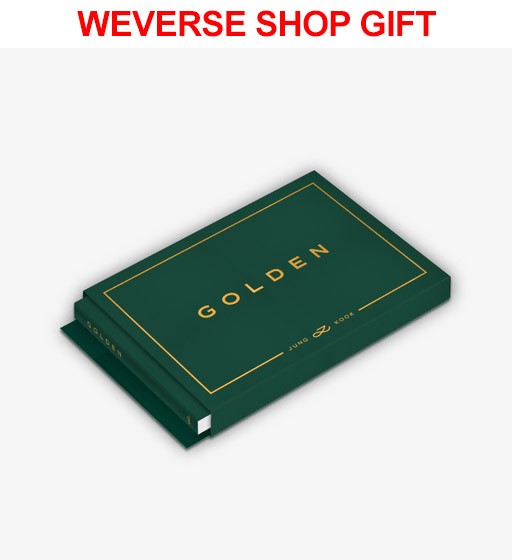 [Weverse Shop Gift][Smart Album] JUNG KOOK Solo Album - GOLDEN Weverse Albums Ver - kpoptown.ca