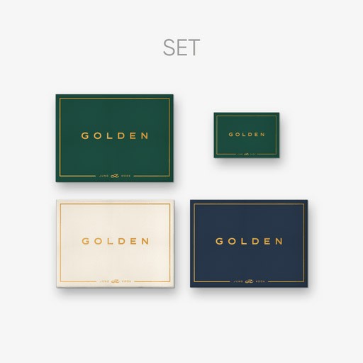 [4SET] JUNG KOOK Solo Album - GOLDEN (SET Ver.) 3CD + Weverse Albums Ver - kpoptown.ca