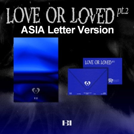 B.I Album - Love or Loved Part.2 (ASIA Letter Ver.) CD - kpoptown.ca