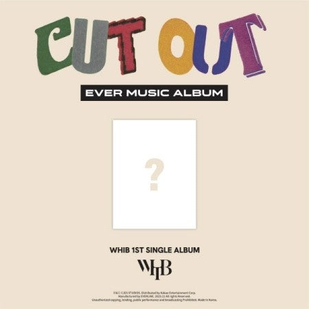 [Smart Album] WHIB 1st Single Album - Cut-Out EVER MUSIC ALBUM VER - kpoptown.ca