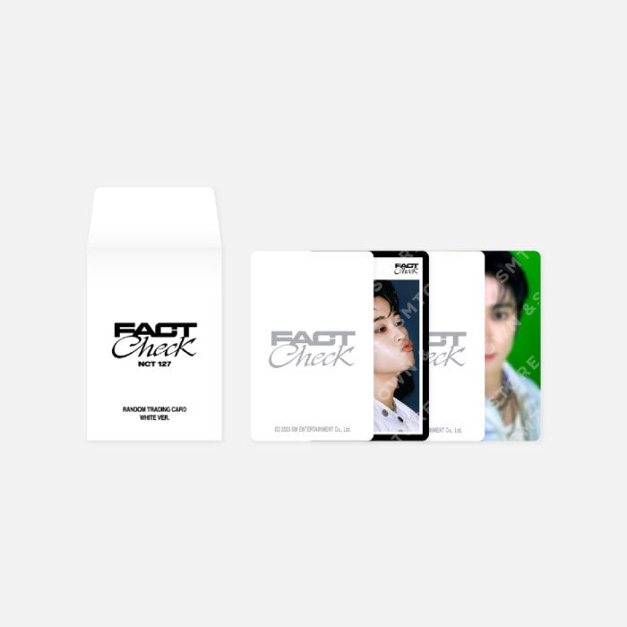 [Pre Order] NCT 127 Fact Check Goods - RANDOM TRADING CARD SET_WHITE VER. - kpoptown.ca