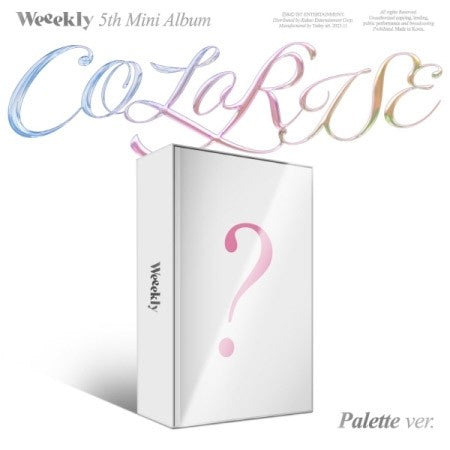 Weeekly 5th Mini Album - ColoRise (Palette Ver.) CD + Poster - kpoptown.ca