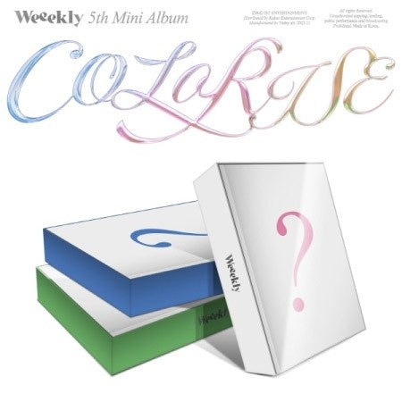 [SET] Weeekly 5th Mini Album - ColoRise (SET Ver.) 3CD + 3Poster - kpoptown.ca