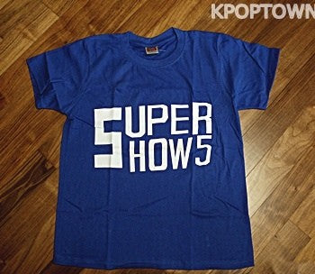 [S97] SUPER JUNIOR Short Sleeve T-shirt : Blue Ver. 2 - kpoptown.ca