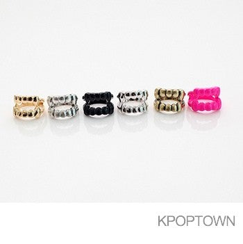 BP12] Two Lines Teeth Ring - kpoptown.ca