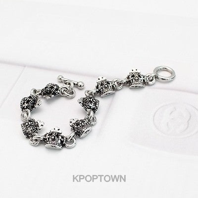 [BE81] Ki* Style Kings Black Bracelet - kpoptown.ca