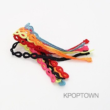 [IN100] INFINITE Ribbon Deco Bracelet 4Colors - kpoptown.ca