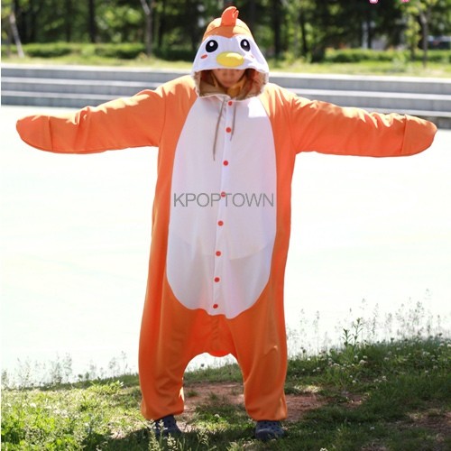 [PJA74] Animal Pajamas - Orange Penguin - kpoptown.ca