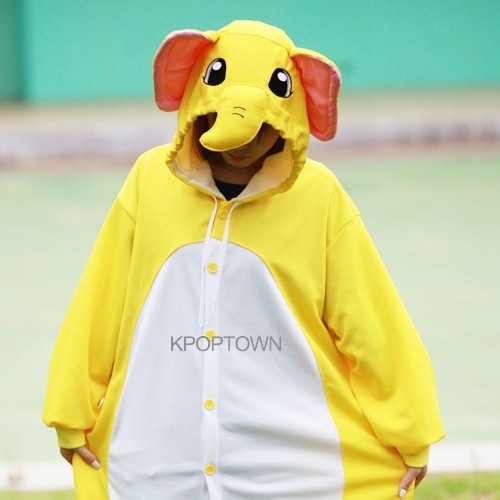 [PJA80] Animal Pajamas - Yellow Elephant - kpoptown.ca