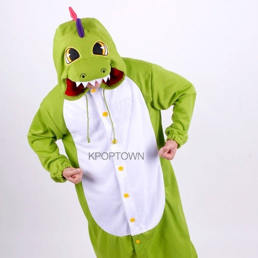 [PJB135] Animal Pajamas - Green Dinosaur - kpoptown.ca