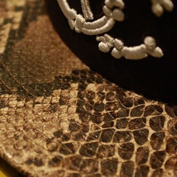 [GIGIO] Skull Snapback : Snake Leather _ SNSD Tiffany Style - kpoptown.ca