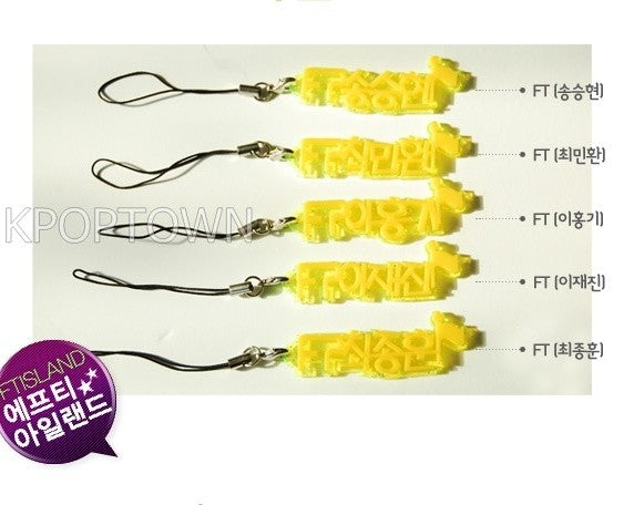 Embossed Carving Mobile strap of FTISLAND Members - kpoptown.ca