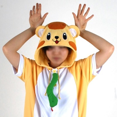 [PJB170] Animal Shorts Sleeve Pajamas - Mongoose - kpoptown.ca