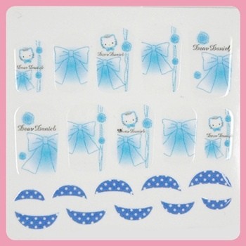 [ Nail Wrap ] Hello Kitty - Full Cover Nail Sticker Ver 8 - kpoptown.ca