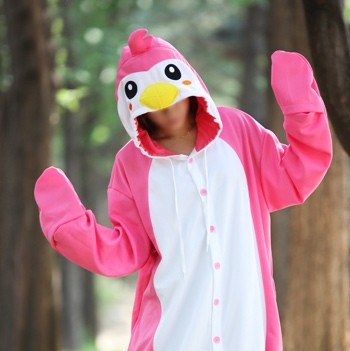 [PJA104] Animal Pajamas - PINK PENGUIN Ver.2 - kpoptown.ca