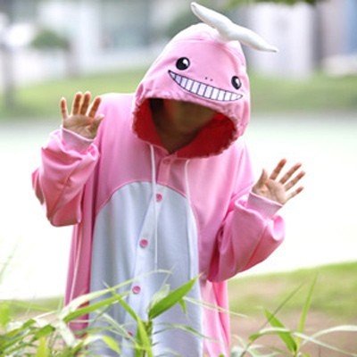 [PJA107] Animal Pajamas - Pink Whale - kpoptown.ca