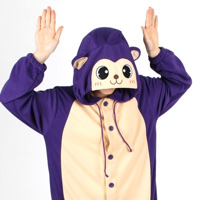 [PJB190] Animal Pajamas - Purple Monkey - kpoptown.ca