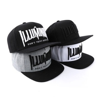 [CAP429] Illuminaty Embroidery Snapback - kpoptown.ca