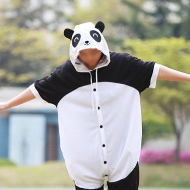 [PJA138] Animal Short Sleeve Pajamas -  Cutie Panda - kpoptown.ca