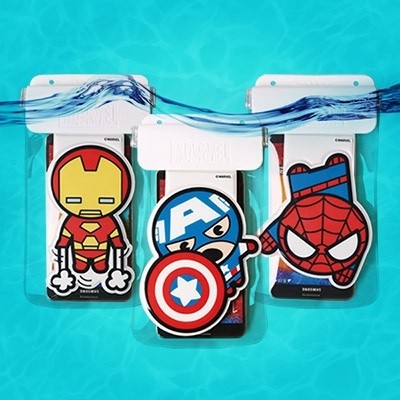 MARVEL Character Waterproof For Smart Phone (3 Type) - kpoptown.ca