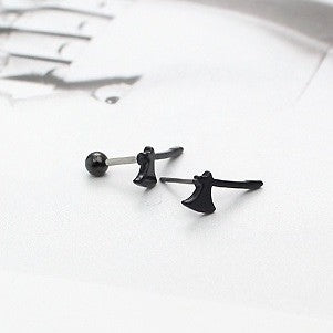 [BB54] Bigbang Hatchet Earrings & Piercing - kpoptown.ca