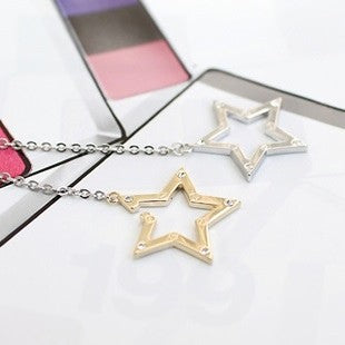 [SH19] SHINEE Double Cubic Star Necklace - kpoptown.ca