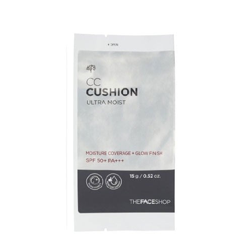 [Thefaceshop] CC Cushion : ULTRA MOIST REFILL 15g SPF50+/PA+++ (3colors) - kpoptown.ca