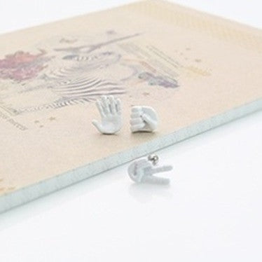 [TT21] Teentop rock-paper-scissors earring - kpoptown.ca