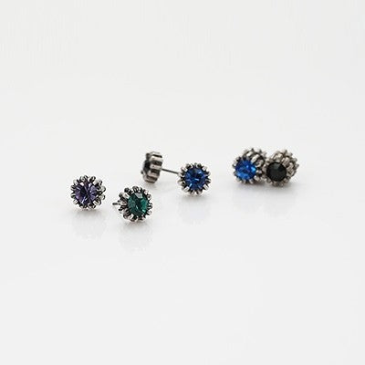 [TV61] JYJ JAE JOONG EXO Mini Black Earring - kpoptown.ca