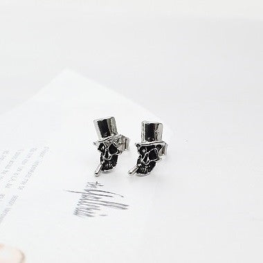 [IN31] Infinite Smoke Skull Piercing & Earring - kpoptown.ca