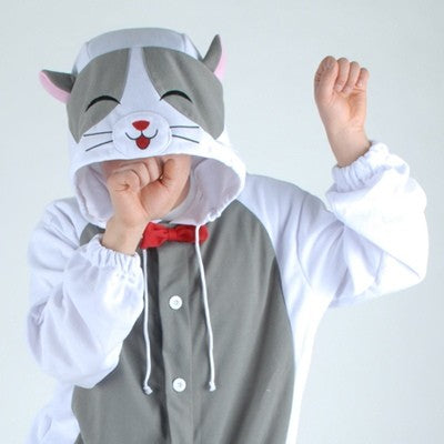 [PJB198] Animal Pajamas - Grey Cat - kpoptown.ca