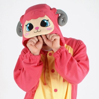 [PJB202] Animal Pajamas - Pink Sheep - kpoptown.ca