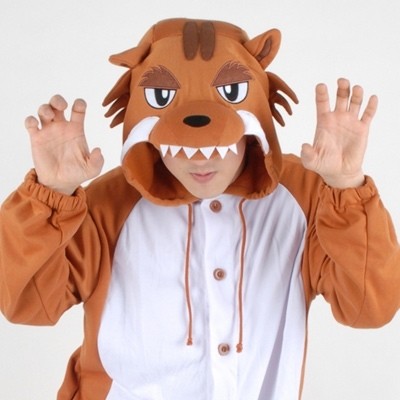 [PJB210] Animal Pajamas - Brown Wolf - kpoptown.ca