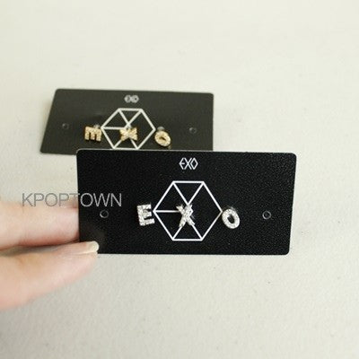 EXO Official Goods : Initial Earring (2 Color) - kpoptown.ca