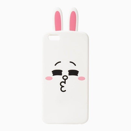 [LINE FRIENDS Official Goods] Cony Silicone iPhone6 Plus/ 6S Plus Case - kpoptown.ca