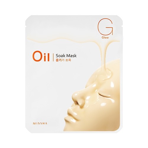 [MISSHA] Oil Soak Mask (Glow) 23g * 5Sheet - kpoptown.ca