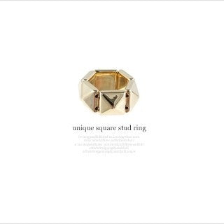 [VX25] VIXX Unique Square Stud Ring - kpoptown.ca