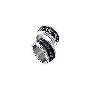 [BB74] Bigbang Black Peace Hearts Ring - kpoptown.ca