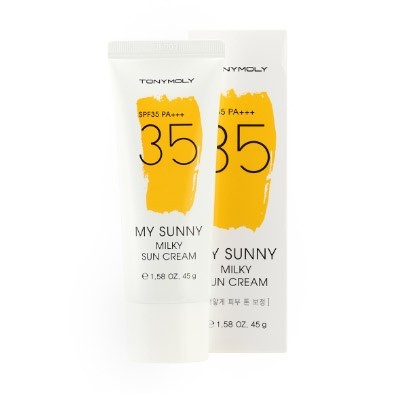 [TONYMOLY] My Sunny Milky Sun Cream SPF35 PA+++ 45g - kpoptown.ca