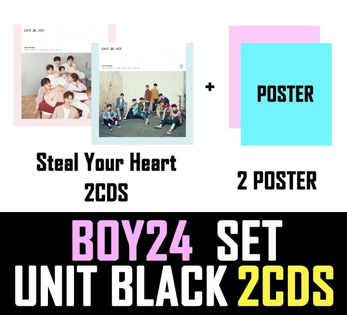 [SET] Boys24 UNIT BLACK - Steal Your Heart 2CD - kpoptown.ca