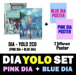 [SET] DIA 2th Album - YOLO (PINK+BLUE) 2CD - kpoptown.ca