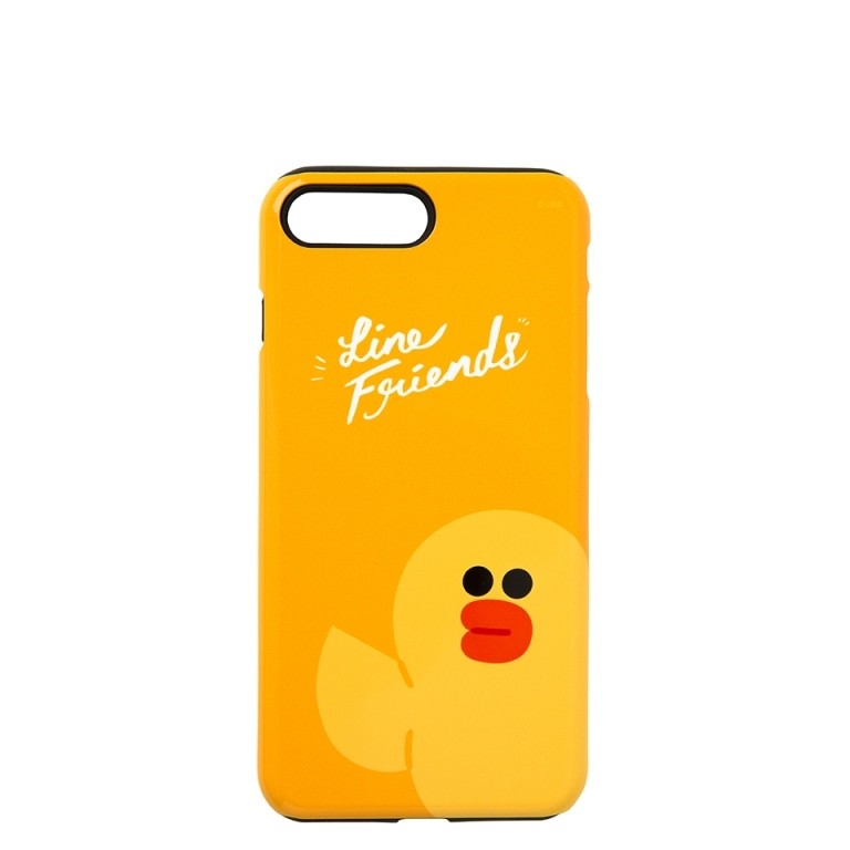 [LINE FRIENDS Goods] Orange Hello Sally iPhone7+ Glossy Case - kpoptown.ca