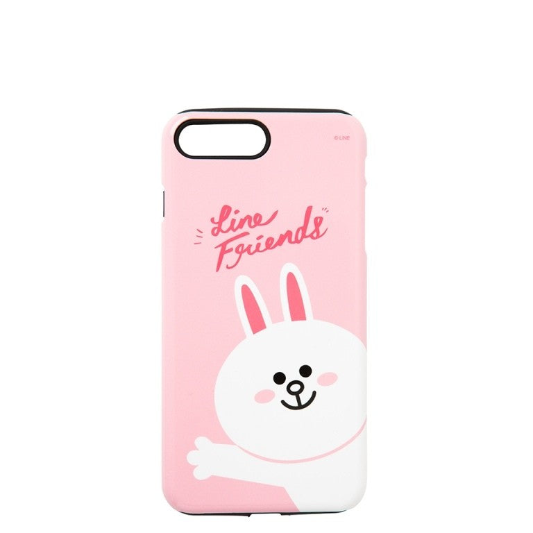 [LINE FRIENDS Goods] Pink Hello Cony iPhone7+ Glossy Case - kpoptown.ca