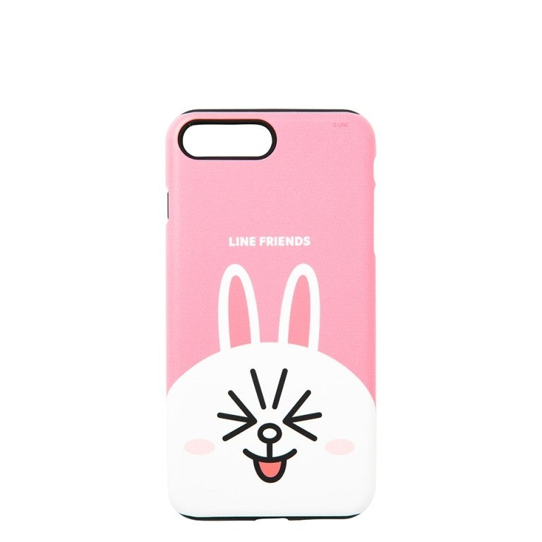 [LINE FRIENDS Goods] Pink Cony iPhone7+ Guardup Matt Case - kpoptown.ca