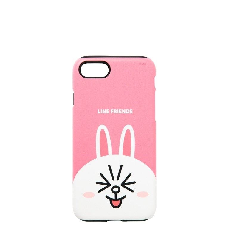 [LINE FRIENDS Goods] Pink Cony iPhone7 Guardup Matt Case - kpoptown.ca