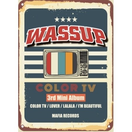 WASSUP 3rd Mini Album - COLOR TV CD - kpoptown.ca