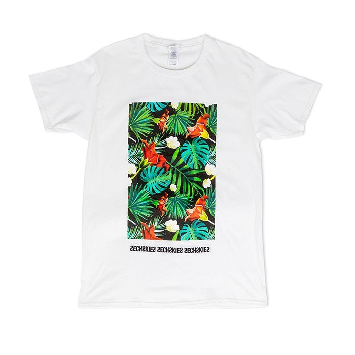 SECHSKIES TROPICAL T-SHIRTS_WHITE - kpoptown.ca