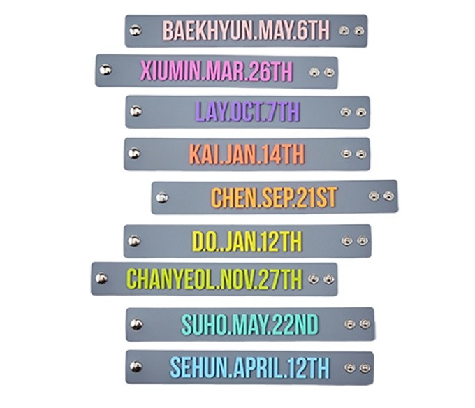 EXO 2017 SLAP Bracelet - kpoptown.ca