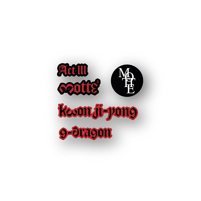 G-DRAGON MOTTE Concert Goods - MAGNET SET - kpoptown.ca