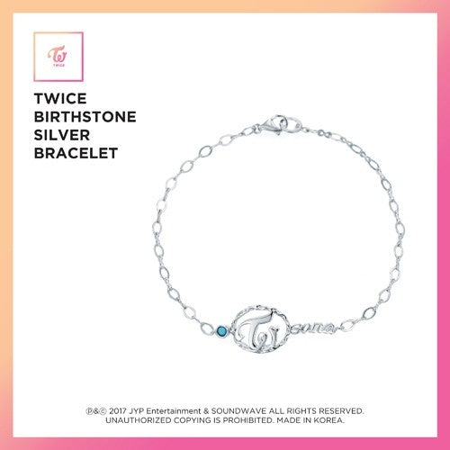 TWICE Birthstone Silver Bracelet [Limited Edition] - kpoptown.ca
